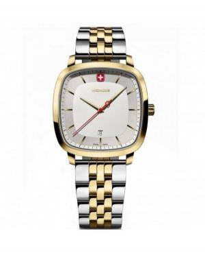 Mężczyźni klasyczny Szwajcar kwarcowy analogowe Zegarek WENGER 01.1921.104 Biały Dial