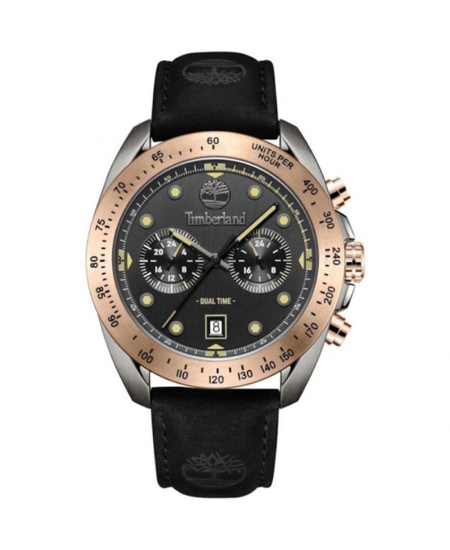 Mężczyźni Moda kwarcowy analogowe Zegarek TIMBERLAND TDWGF2230502 Czarny Dial 44mm