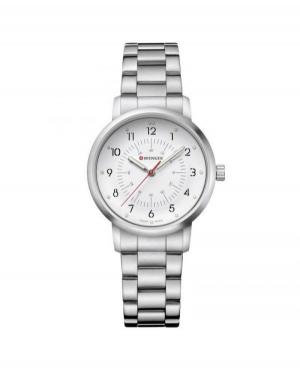 Kobiety klasyczny sportowy Szwajcar kwarcowy analogowe Zegarek WENGER 01.1621.110 Biały Dial 35mm