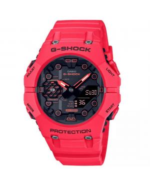 Мужские Японские Спортивные Многофункциональные Кварцевый Часы Casio GA-B001-4AER G-Shock Красный Циферблат