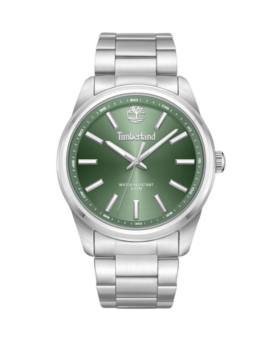 Mężczyźni klasyczny kwarcowy analogowe Zegarek TIMBERLAND TDWGG0030002 Zielony Dial 45mm
