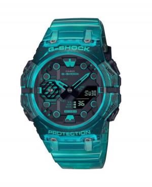 Men Sports Functional Diver Japan Quartz Digital Watch Timer CASIO GA-B001G-2AER G-Shock Blue Dial 42.5mm