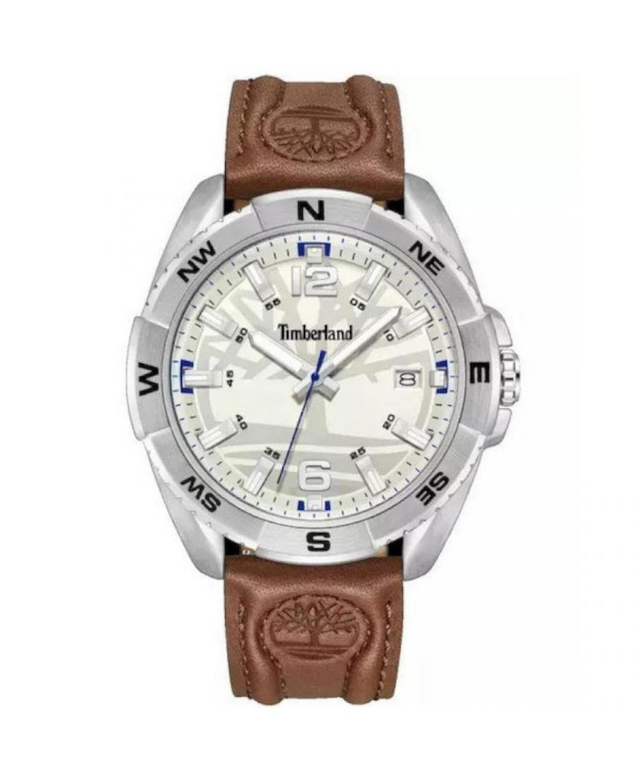Mężczyźni klasyczny kwarcowy analogowe Zegarek TIMBERLAND TDWGB2202109 Piasek Dial 44mm