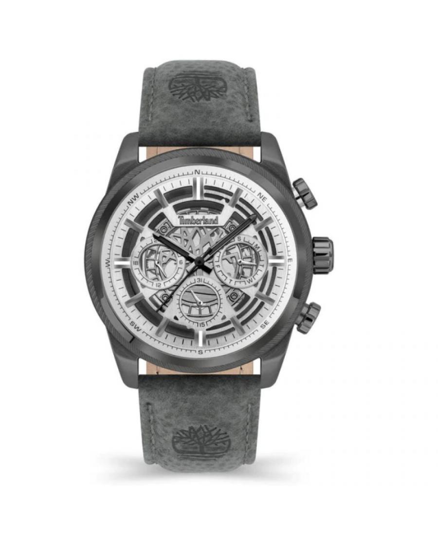 Мужские Fashion Классические Кварцевый Аналоговый Часы TIMBERLAND TDWGF2200702 Серый Dial 46mm