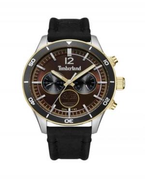 Mężczyźni klasyczny kwarcowy analogowe Zegarek TIMBERLAND TDWGF2230902 Brązowy Dial 46mm