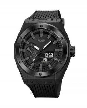 Mężczyźni sportowy Funkcjonalny kwarcowy cyfrowe Zegarek Budzik SKMEI 2103BKBK Czarny Dial 54mm