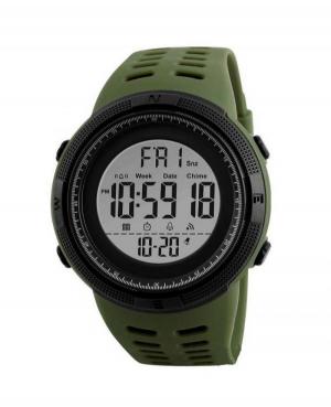 Men Sports Functional Quartz Digital Watch Timer SKMEI 1251AGWT Grey Dial 49mm