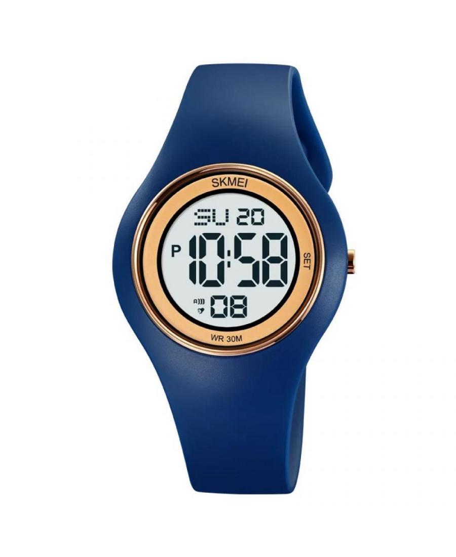 Women Sports Functional Quartz Digital Watch Alarm SKMEI 2026DKBU Grey Dial 41mm