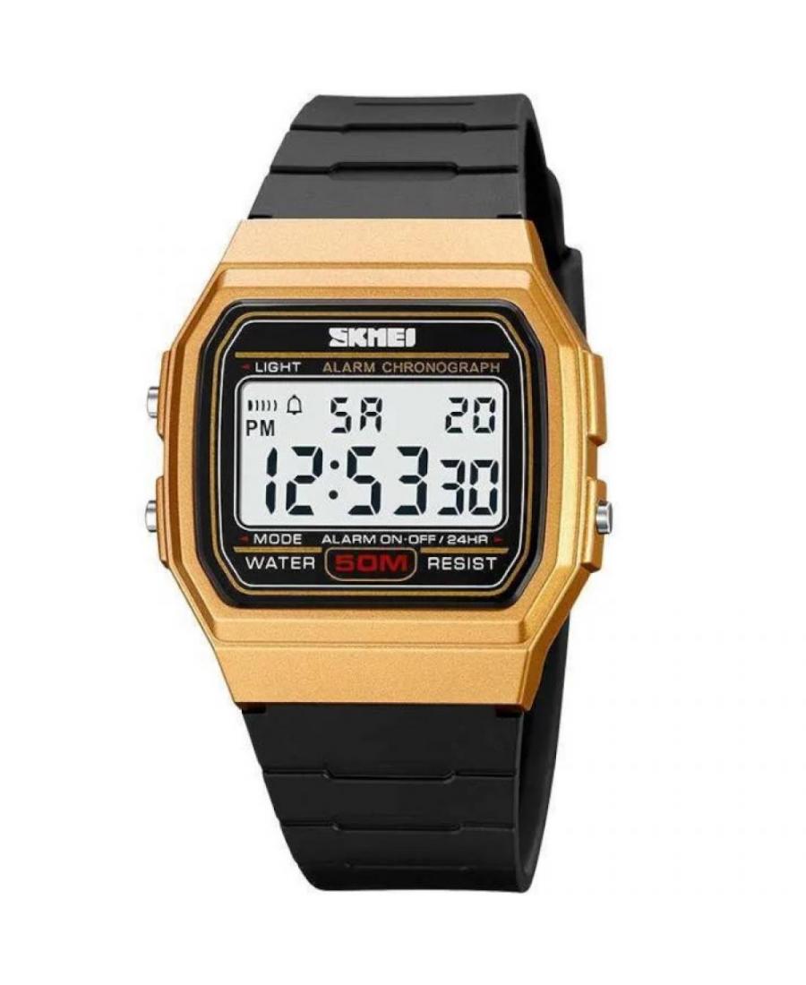 Men Sports Functional Quartz Digital Watch Alarm SKMEI 2042GD Grey Dial 44.5mm