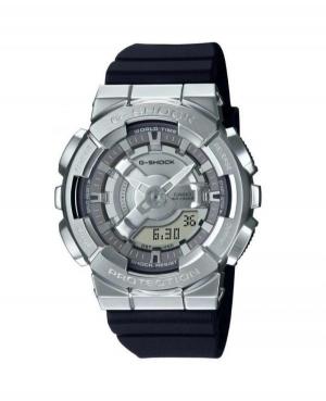 Women Sports Functional Diver Japan Quartz Digital Watch Timer CASIO GM-S110-1AER G-Shock Silver Dial 42mm