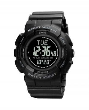 Mężczyźni sportowy Funkcjonalny kwarcowy cyfrowe Zegarek Timer SKMEI 2077BK Czarny Dial