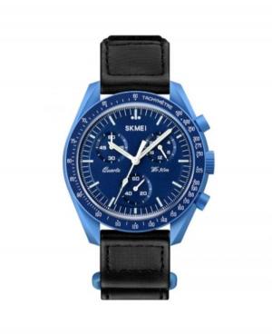 Men Classic Quartz Analog Watch Chronograph SKMEI 1982BU Blue Dial 42mm