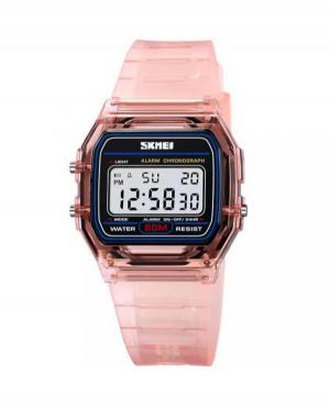 Women Sports Functional Quartz Digital Watch Alarm SKMEI 2056PK Grey Dial 39mm