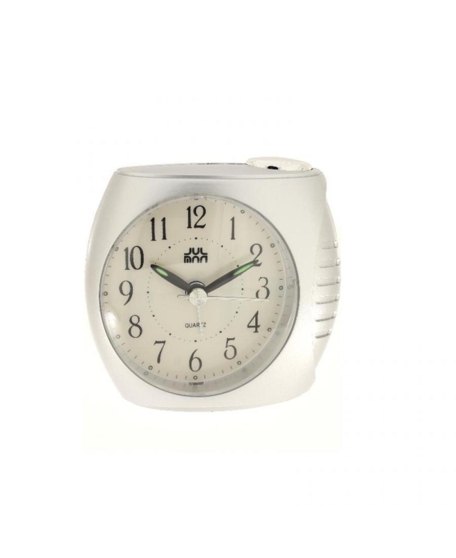 JULMAN PT098-1500 silver Alarn clock Plastic Silver color
