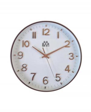 JULMAN PW603-1700-4 Wall clock Plastic Brown