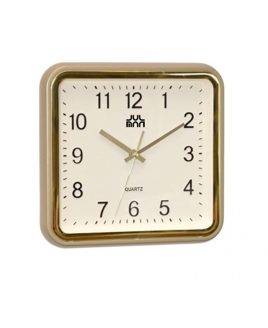 JULMAN PW159-1700-01 Настенные кварцевые часы Пластик Золотого цвета