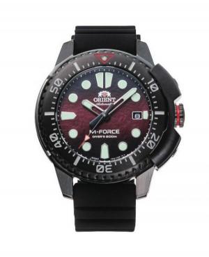 Men Sports Functional Diver Japan Automatic Analog Watch ORIENT RA-AC0L09R00B Burgundy Dial 45mm