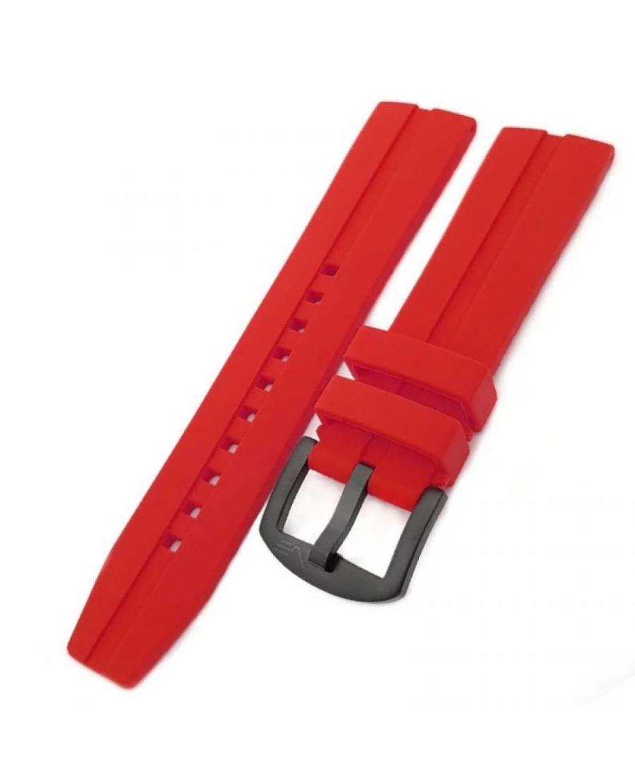 Vostok Europe EXPEDITION Watch Strap VE-EXS.SL.06.22.B Silicone Red 22 mm