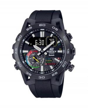 Men Sports Japan Eco-Drive Digital Watch Timer CASIO ECB-40MP-1AEF Black Dial 48mm