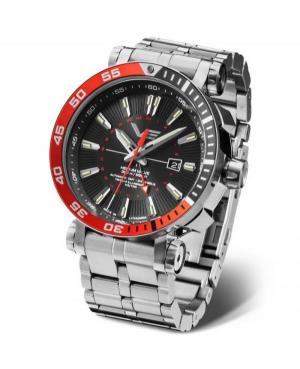 Men Sports Diver Luxury Automatic Analog Watch VOSTOK EUROPE NH34-575A717BR Black Dial 48mm