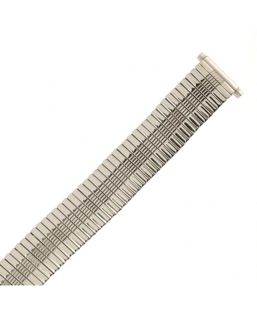 Expanding Watch Strap M-SILVER-125-MEN Metal 19 mm