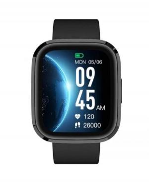 Men Fashion Sports Functional Quartz Digital Watch GARETT GRC STYLE Black Black Dial 46mm