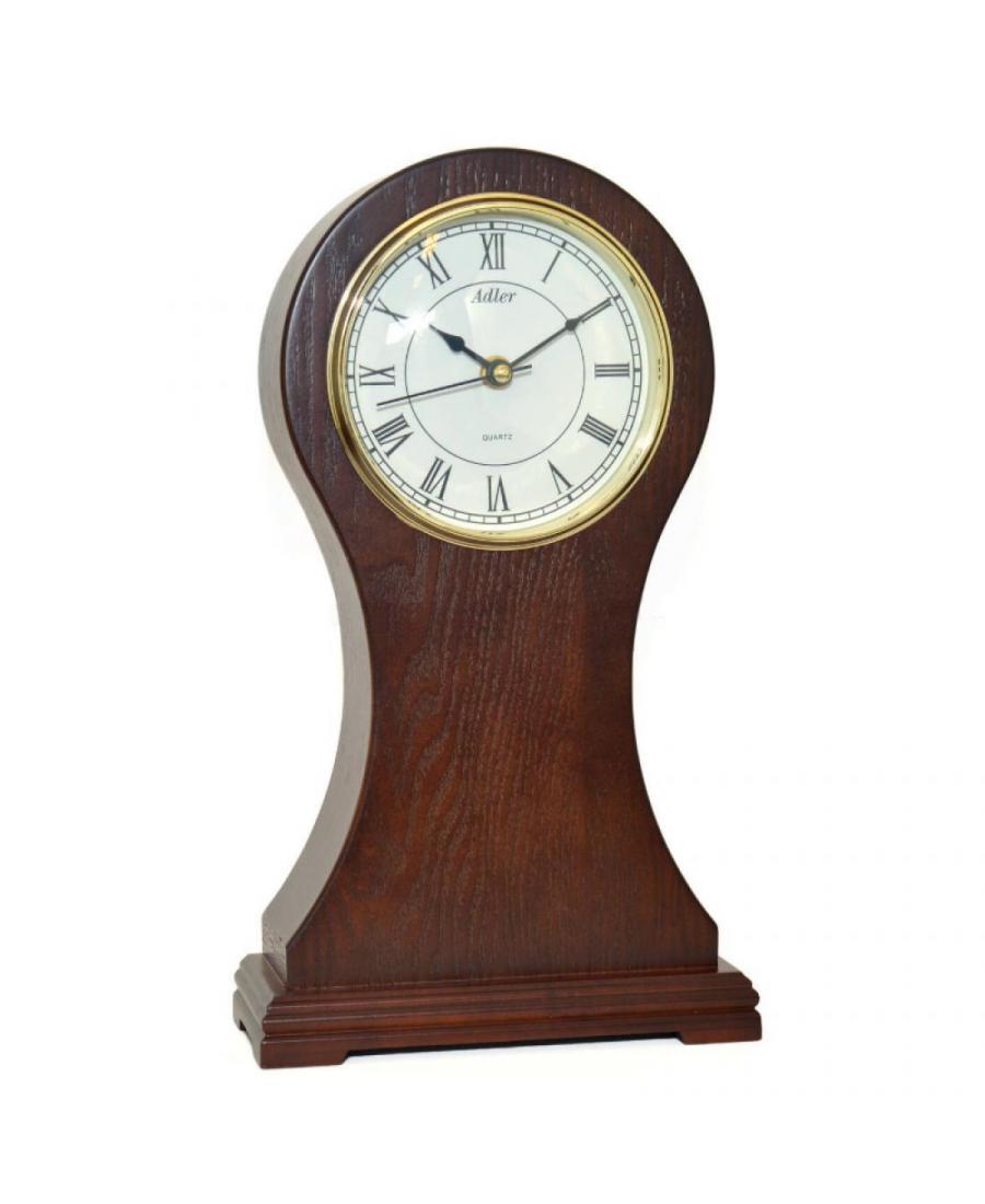 ADLER 22167W Table clock quartz Wood Walnut