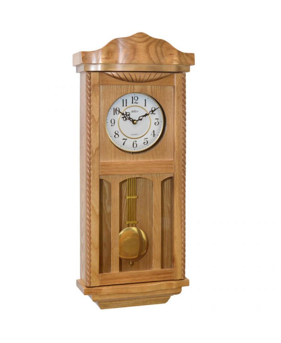ADLER 20002PBO OAK Quartz Wall Clock Wood Oak Drewno Dąb