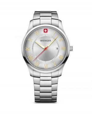 Men Swiss Classic Quartz Watch Wenger 01.1441.136 White Dial image 1