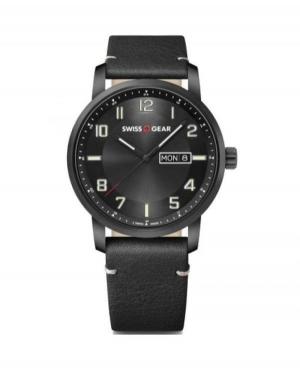 Men Classic Swiss Quartz Analog Watch WENGER 01.9041.429 Black Dial 42mm