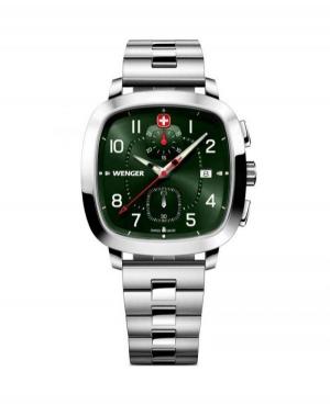 Men Swiss Classic Sports Quartz Watch Wenger 01.1933.112 Green Dial image 1