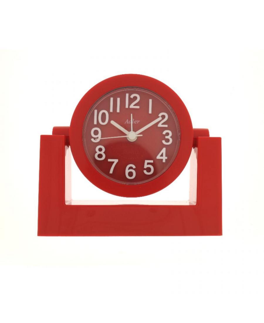 ADLER 40229 RED Alarm clock Plastic Red Plastik Tworzywo Sztuczne Czerwony