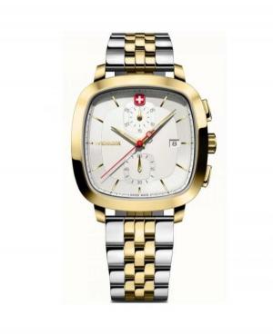 Men Swiss Classic Sports Quartz Watch Wenger 01.1933.107 White Dial