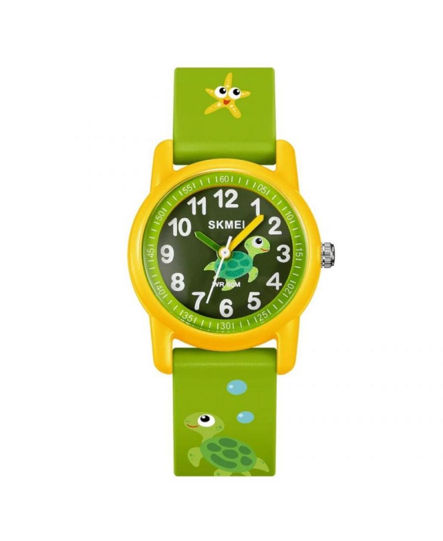 Zegarki dziecięce 2157ST sportowy SKMEI kwarcowy Zielony