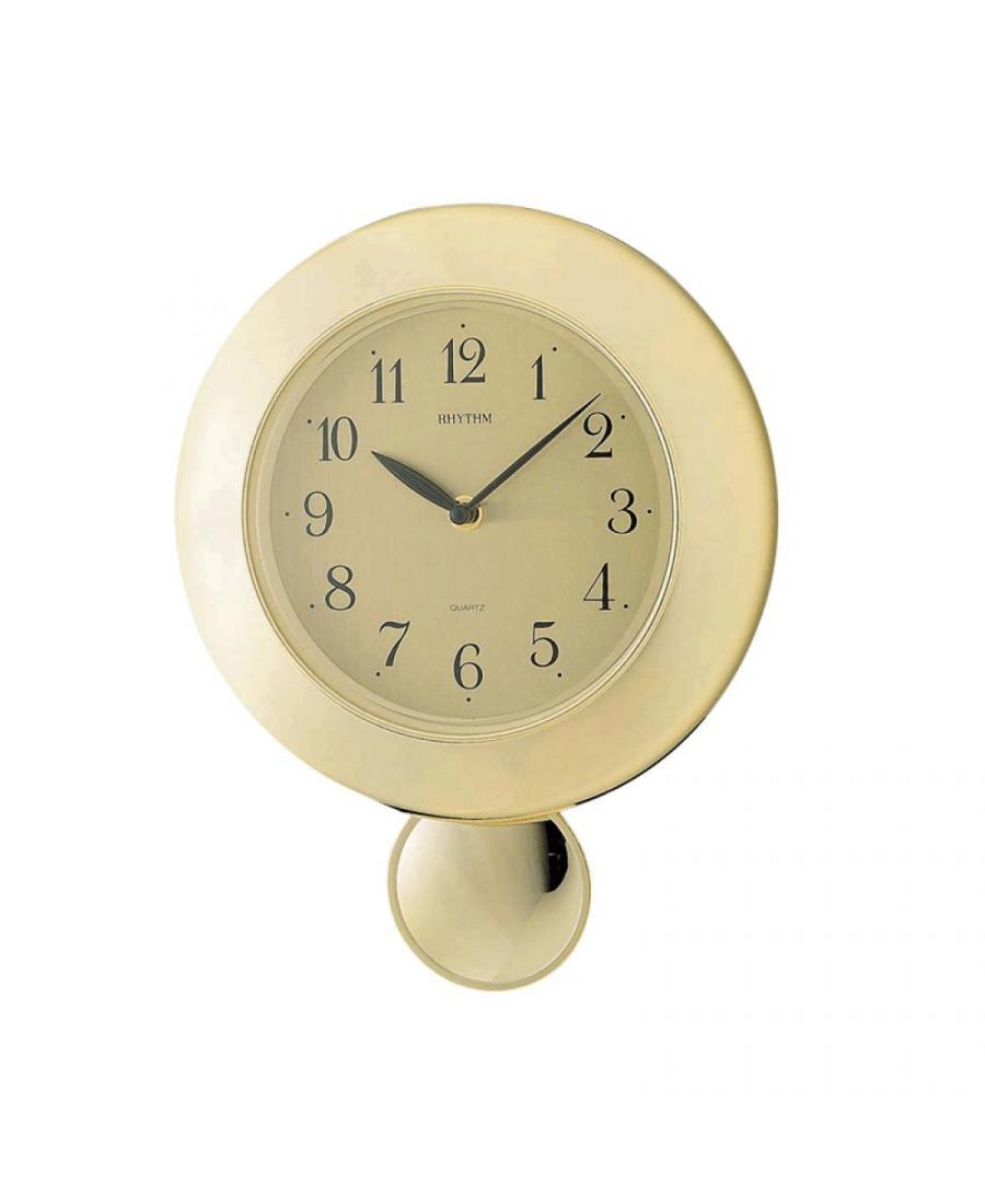 RHYTHM 4MP726WS18 Wall clock Plastic Gold color