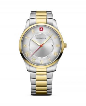 Men Swiss Classic Quartz Watch Wenger 01.1441.143 Silver Dial image 1