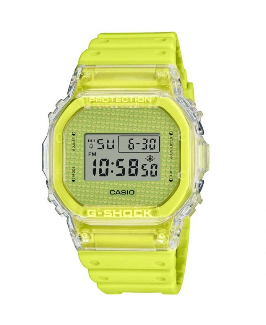 Mężczyźni sportowy Funkcjonalny kwarcowy Zegarek Casio DW-5600GL-9ER G-Shock Żółty Wybierz