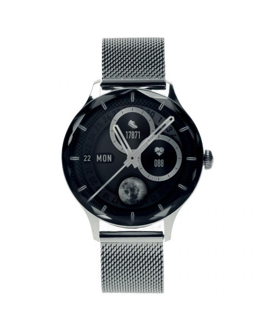Женские Fashion Спортивные Многофункциональные Умные часы Кварцевый Цифровой Часы GARETT Garett Viva silver steel 47mm
