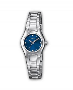 Women Japan Classic Quartz Watch Casio LTP-1277D-2AEF Blue Dial