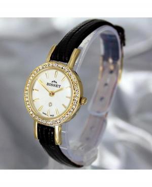 Women Swiss Fashion Classic Quartz Watch Bisset BS25C51QLGWHBR White Dial