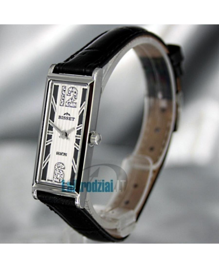 Kobiety Szwajcar Moda klasyczny kwarcowy Zegarek Bisset BS25B85LSWHBK Biały Wybierz