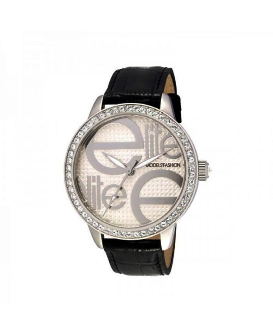 Женские Fashion Кварцевый Аналоговый Часы E52452-204 Серебряного цвета Dial 41mm