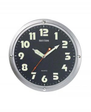 RHYTHM CMG429NR19 Wall Clocks Quartz Plastic Silver color Plastik Tworzywo Sztuczne Kolor srebrny