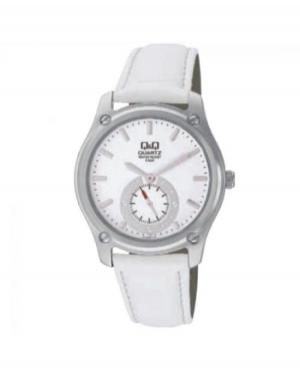 Мужские Fashion Японские Кварцевый Аналоговый Часы Q&Q Q606J301Y Белый Dial 40mm