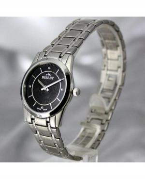 Women Swiss Classic Quartz Watch Bisset BSBC92LSBK Black Dial