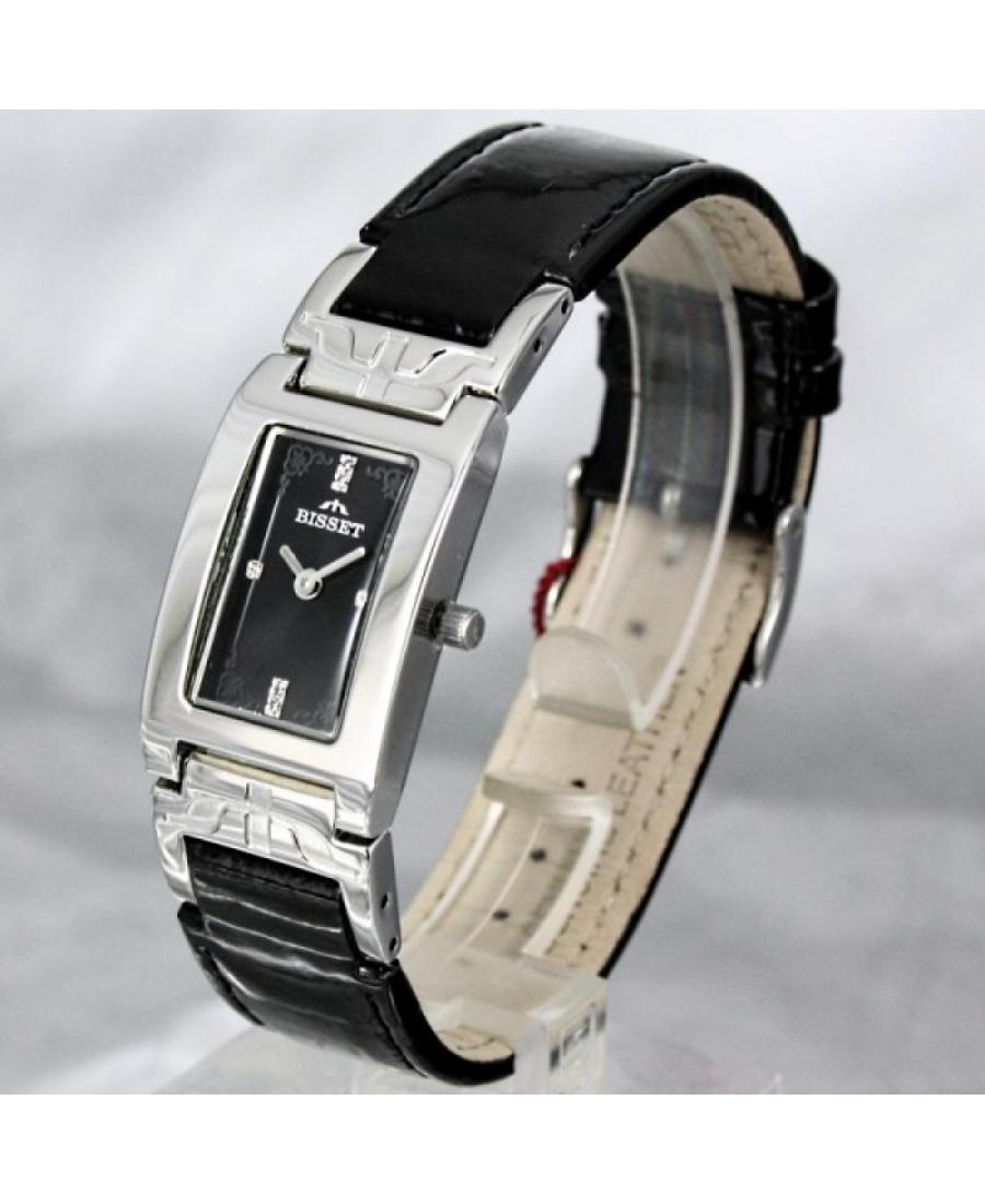 Women Swiss Classic Quartz Watch Bisset BSAD11SIBX03BX Black Dial