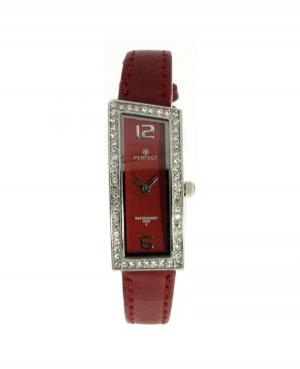 Kobiety Moda kwarcowy analogowe Zegarek PERFECT PRF-K20-008 Czerwony Dial 38mm