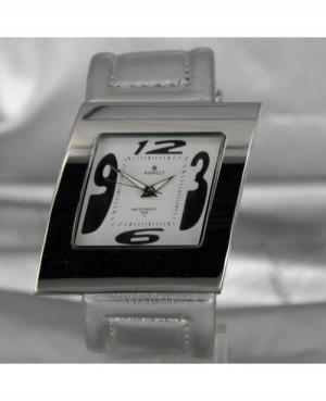 Women Fashion Classic Quartz Analog Watch PERFECT PRF-K06-002 White Dial 45mm