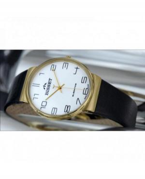 Mężczyźni klasyczny Szwajcar kwarcowy analogowe Zegarek BISSET BSCD18GAWX05BX Biały Dial 40mm