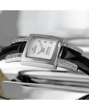 Kobiety Moda Szwajcar kwarcowy analogowe Zegarek BISSET BSAD20SISX03B1 Biały Dial 40mm